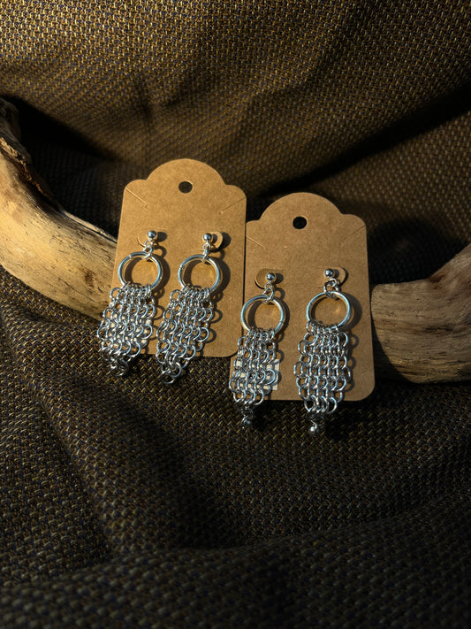 Knight’s tapestry earrings