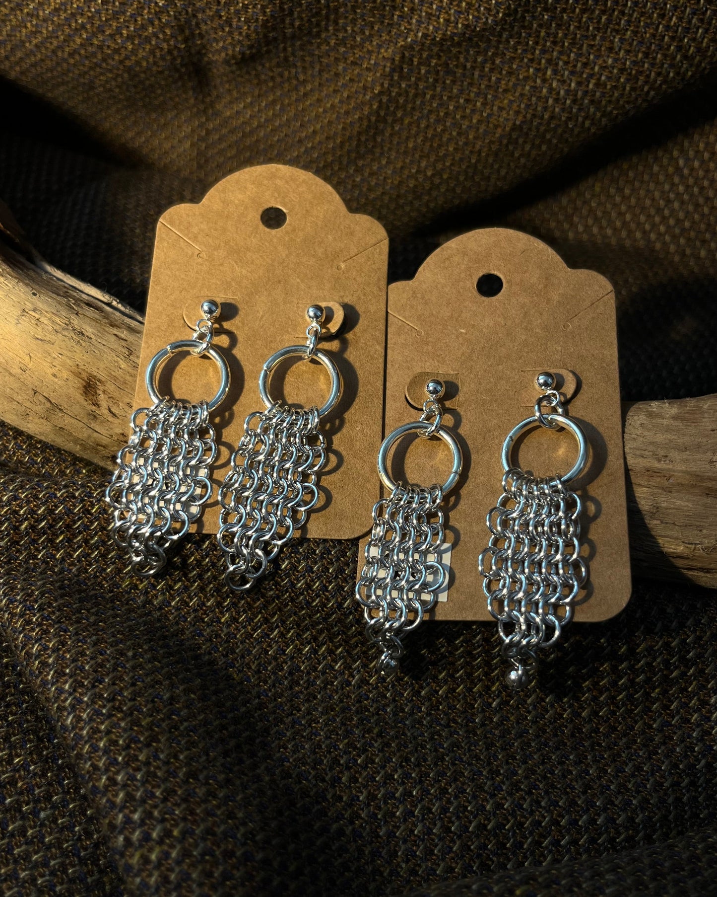 Knight’s tapestry earrings