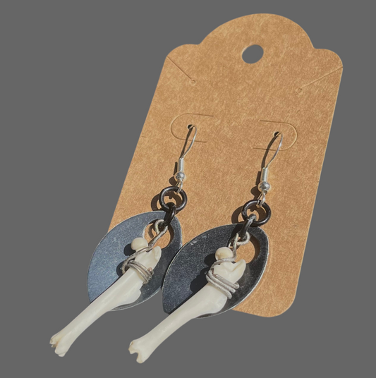 Raven earrings