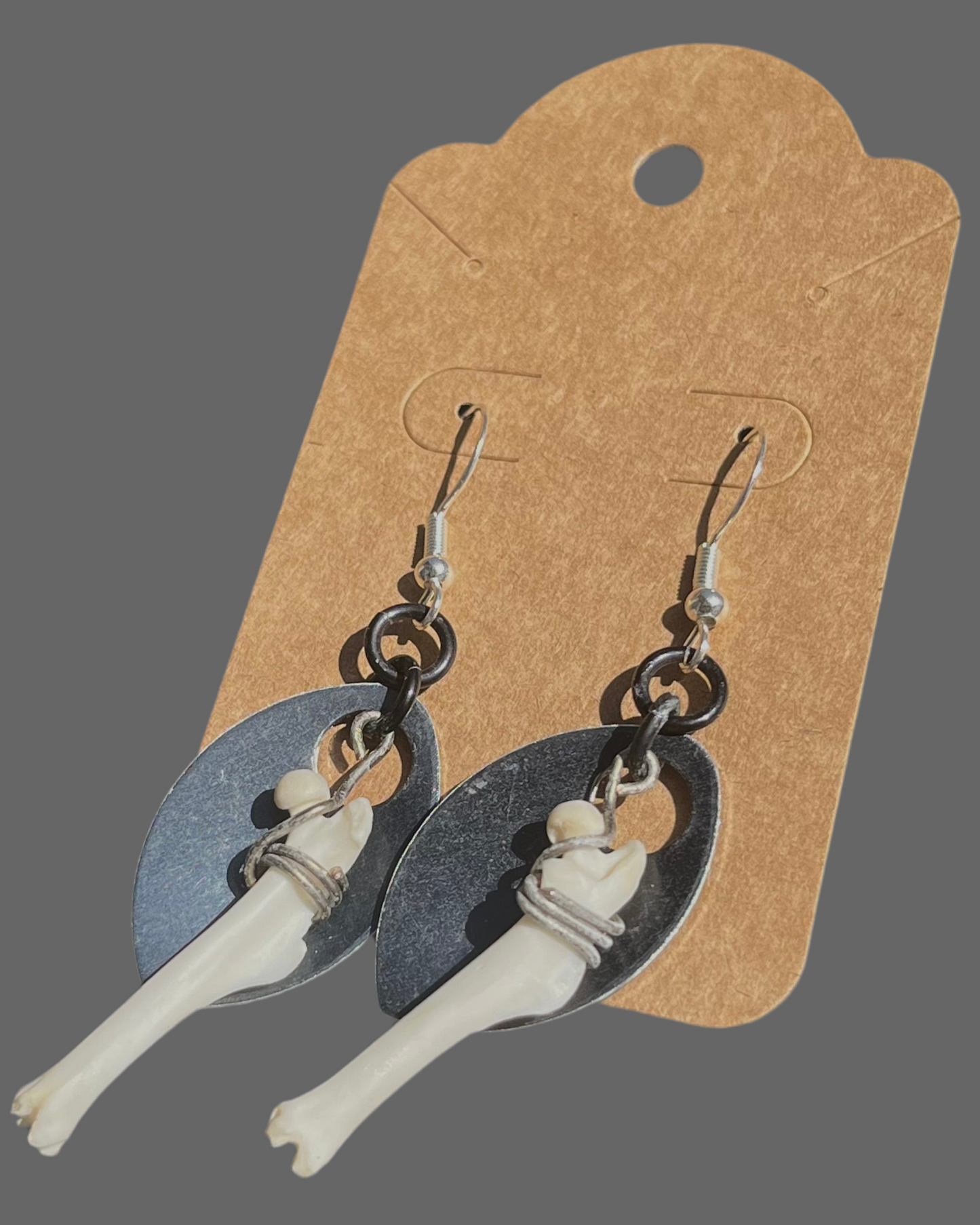 Raven earrings