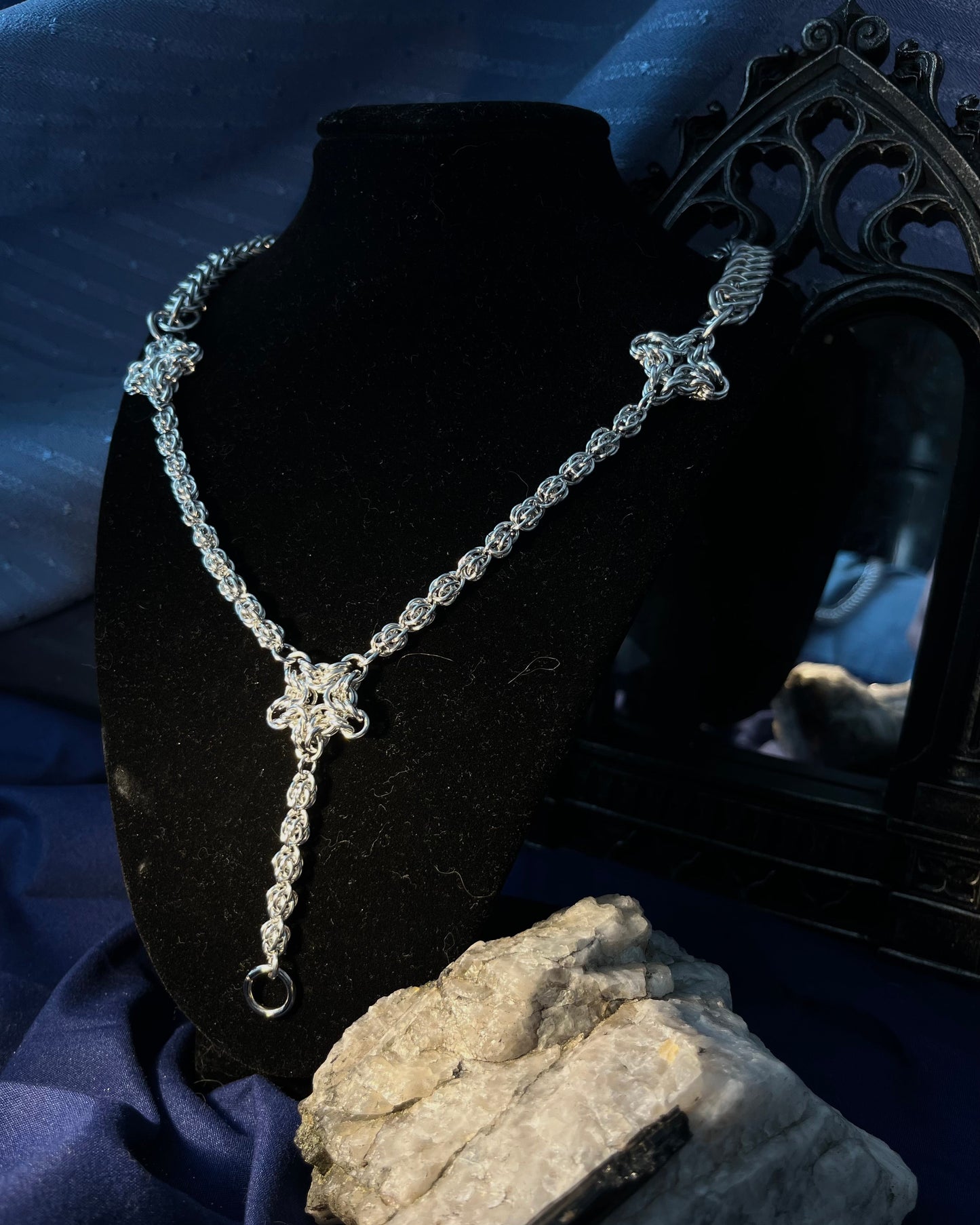 Comet bolo necklace