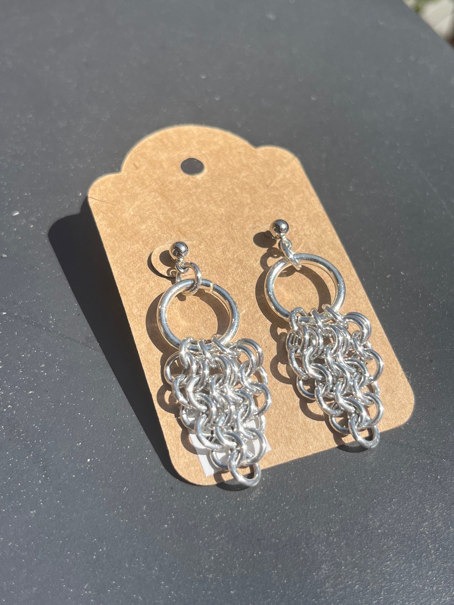 Knight’s tapestry earrings